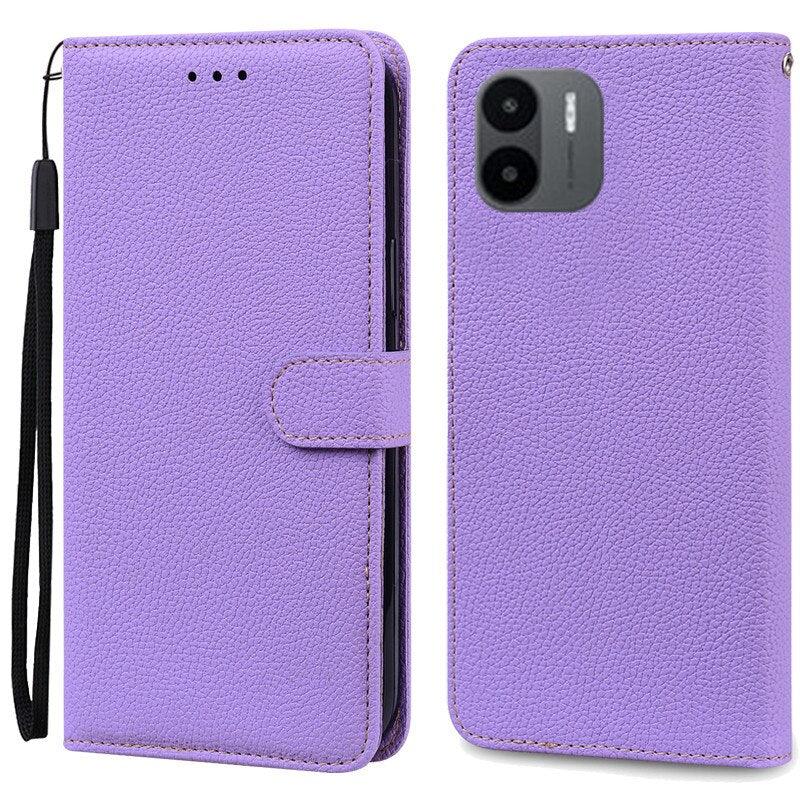 PU Leather Magnetic Cover with Shockproof Interior Bumper For Redmi A1 Case Xiaomi Redmi A1 Flip Wallet Leather Case For Xiaomi Redmi A1 RedmiA1 A 1 Book Phone Cover