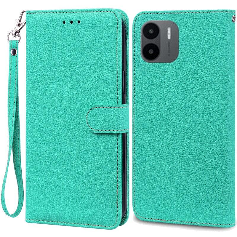 PU Leather Magnetic Cover with Shockproof Interior Bumper For Redmi A1 Case Xiaomi Redmi A1 Flip Wallet Leather Case For Xiaomi Redmi A1 RedmiA1 A 1 Book Phone Cover