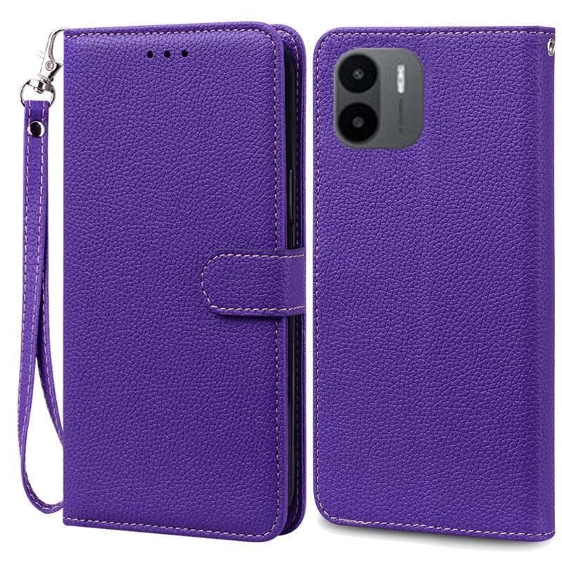 PU Leather Magnetic Cover with Shockproof Interior Bumper For Redmi A1 Case Xiaomi Redmi A1 Flip Wallet Leather Case For Xiaomi Redmi A1 RedmiA1 A 1 Book Phone Cover