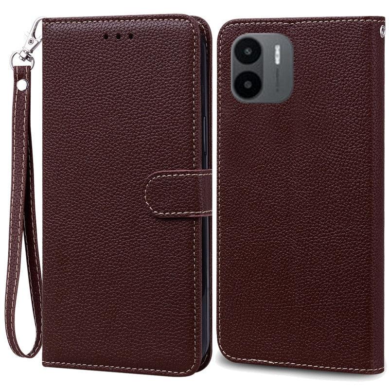 PU Leather Magnetic Cover with Shockproof Interior Bumper For Redmi A1 Case Xiaomi Redmi A1 Flip Wallet Leather Case For Xiaomi Redmi A1 RedmiA1 A 1 Book Phone Cover