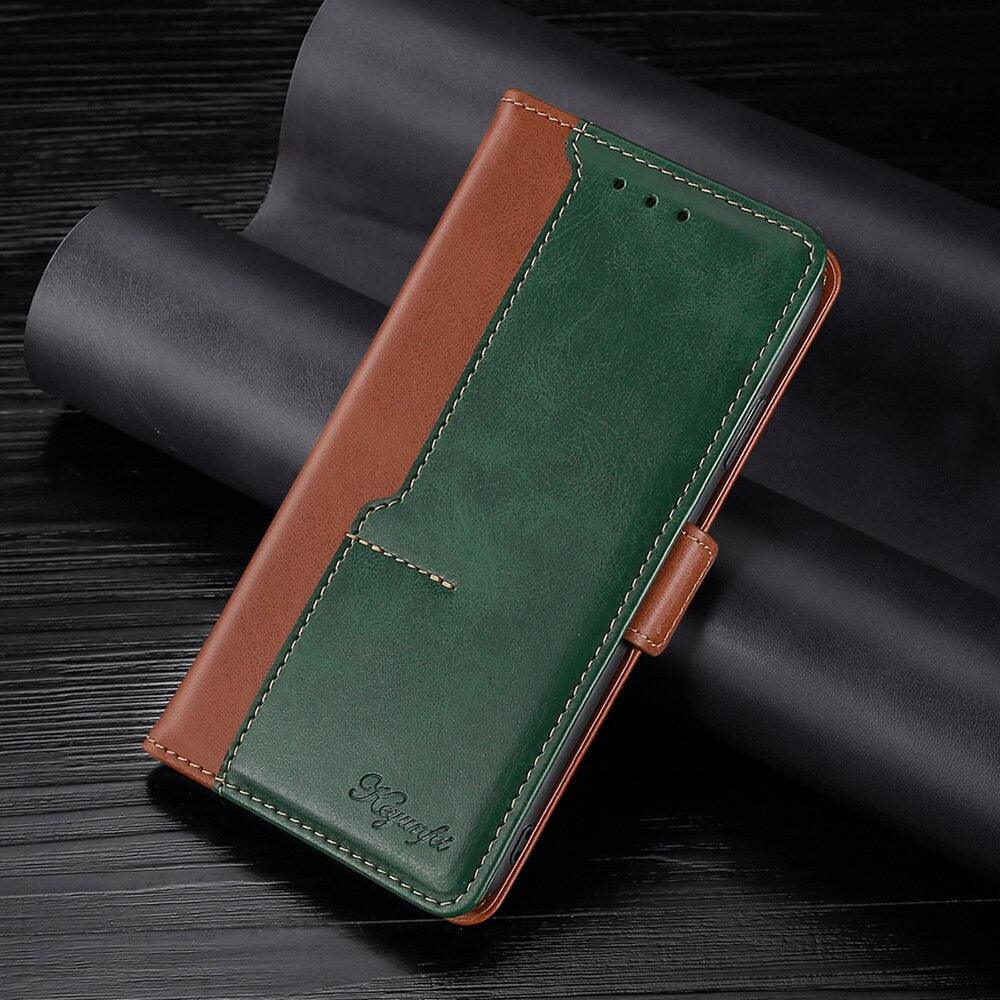 PU Leather Magnetic Flip Case Cover with Card Holder and Book Case for Xiaomi Redmi Note 9 Pro 10 9s 9C 9A 9T 8 8A 7 7A 6A Pro Flip Cover Leather Cover Stand Redmi Note 9 Phone case