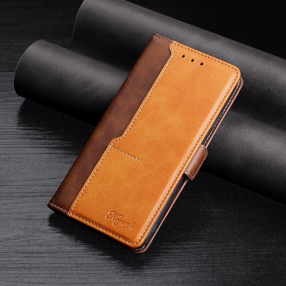 PU Leather Magnetic Flip Case Cover with Card Holder and Book Case for Xiaomi Redmi Note 9 Pro 10 9s 9C 9A 9T 8 8A 7 7A 6A Pro Flip Cover Leather Cover Stand Redmi Note 9 Phone case