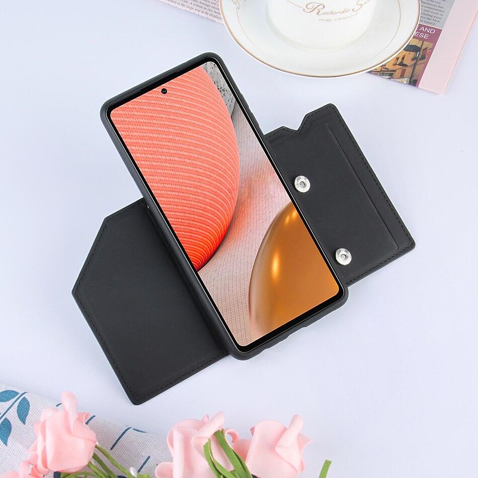 PU Leather Wallet Case For Xiaomi 12 11T POCO M4 Pro X3 Redmi 9T 9A 9C Note 11 11S 9S 9 10 Pro 10T Card Pockets Back Flip Cover Premium Pu Flip Leahter Case Folio Cover with Credit Slots Pocket Book Folding Case for redmi