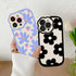 Purple Flower Phone Case For iPhone 11 Case iPhone 13 14 Pro Max iPhone 12 Phone Case iPhone11 iPhone14 Soft Back Cover Cute Pattern Soft iPhone Fashion Comfortable Grip Design & Aesthetic Floral Pattern iphone Case