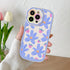 Purple Flower Phone Case For iPhone 11 Case iPhone 13 14 Pro Max iPhone 12 Phone Case iPhone11 iPhone14 Soft Back Cover Cute Pattern Soft iPhone Fashion Comfortable Grip Design & Aesthetic Floral Pattern iphone Case