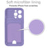 Purple Silicone Slide Camera Protector Case For iPhone 14 11 12 13 Pro Max X XR XS Magnetic Ring Card Holder Cover Heavy Duty Multifunctional Shockproof Magnetic Cover Case & Holder