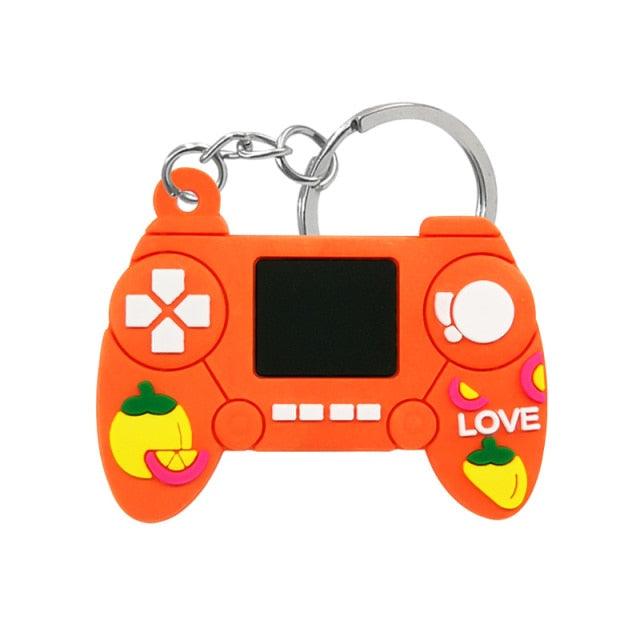 PVC Game Machine Keychain & Keyring Cute Gamepad Joystick Cute Gamepad Joystick Key Chain Key Chain Keychains Bag Car Hanging Soft Plastic Game Machine Keychain Pendant Childhood Toys Exquisite Car Bag Pendant