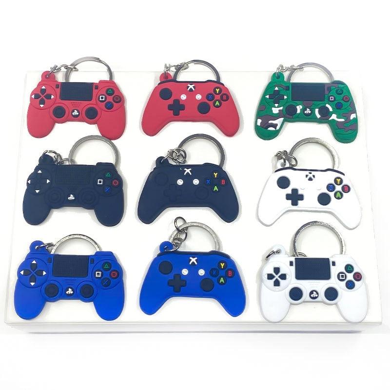 PVC Game Machine Keychain & Keyring Cute Gamepad Joystick Cute Gamepad Joystick Key Chain Key Chain Keychains Bag Car Hanging Soft Plastic Game Machine Keychain Pendant Childhood Toys Exquisite Car Bag Pendant