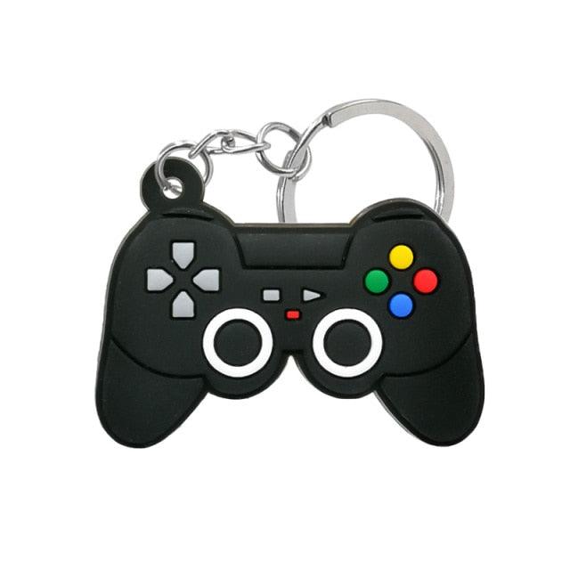 PVC Game Machine Keychain & Keyring Cute Gamepad Joystick Cute Gamepad Joystick Key Chain Key Chain Keychains Bag Car Hanging Soft Plastic Game Machine Keychain Pendant Childhood Toys Exquisite Car Bag Pendant