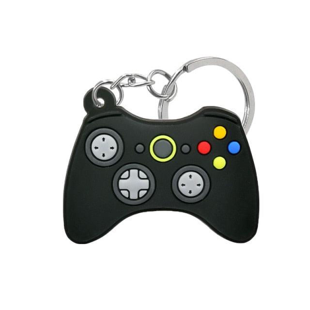 PVC Game Machine Keychain & Keyring Cute Gamepad Joystick Cute Gamepad Joystick Key Chain Key Chain Keychains Bag Car Hanging Soft Plastic Game Machine Keychain Pendant Childhood Toys Exquisite Car Bag Pendant