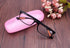 PVC Glasses Case Women Men Plastic Sunglasses Glasses Box Hard Eyeglasses Case Reading Glasses Case Hard Shell Eyeglass Case Slim Glasses Case Small Sunglasses Carry Case For Adult And Kids