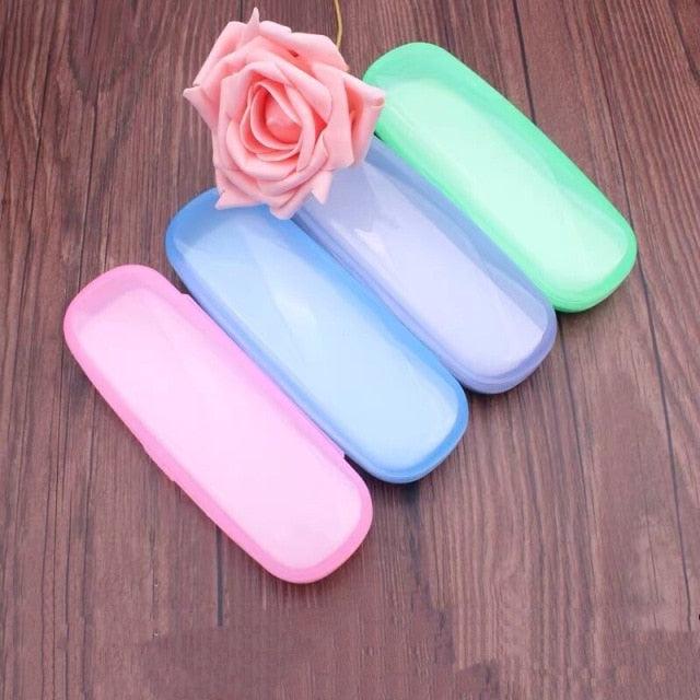 PVC Glasses Case Women Men Plastic Sunglasses Glasses Box Hard Eyeglasses Case Reading Glasses Case Hard Shell Eyeglass Case Slim Glasses Case Small Sunglasses Carry Case For Adult And Kids