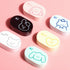 Rabbit Contact Lens Case Plastic Hard Contact Lenses Box Cute Eyeglass Case Lens Container Christmas Gift Mini Contact Lenses Soak Storage Kit With Tweezer Lens Remover And Inserter Tool Double-Desk Design