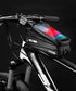 Rainproof Bicycle Bag Frame Front Top Tube Cycling Bag Reflective 6.5in Phone Case Touchscreen Bag Bike Accessories Bike Phone Bag Bicycle Bag Front Frame Pouch Top Tube Pouch Waterproof Bike Holder Accessories Bag Mount Handlebar Cell Phone