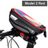 Rainproof Bicycle Bag Frame Front Top Tube Cycling Bag Reflective 6.5in Phone Case Touchscreen Bag Bike Accessories Bike Phone Bag Bicycle Bag Front Frame Pouch Top Tube Pouch Waterproof Bike Holder Accessories Bag Mount Handlebar Cell Phone