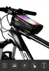 Rainproof Bicycle Bag Frame Front Top Tube Cycling Bag Reflective 6.5in Phone Case Touchscreen Bag Bike Accessories Bike Phone Bag Bicycle Bag Front Frame Pouch Top Tube Pouch Waterproof Bike Holder Accessories Bag Mount Handlebar Cell Phone