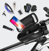 Rainproof Bicycle Bag Frame Front Top Tube Cycling Bag Reflective 6.5in Phone Case Touchscreen Bag Bike Accessories Bike Phone Bag Bicycle Bag Front Frame Pouch Top Tube Pouch Waterproof Bike Holder Accessories Bag Mount Handlebar Cell Phone