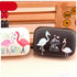 Random Pattern Flamingo Leather Contact Lens Case Cute Contact Lens Travel Lens Case Container Holder Storage Box Portable Contact Lens Travel Kits For Women Girls