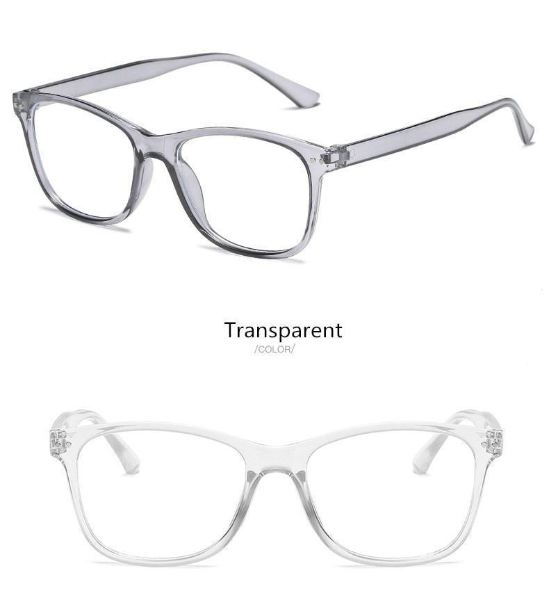 Reading Glasses Blue Light Blocking Glasses For Women Anti Eyestrain Computer Reading TV Glasses Stylish Square Frame Anti Glasses Men And Women Hyperopia Eyeglasses+1.0+1.5+2.0+2.5+3.0+3.5+4.0