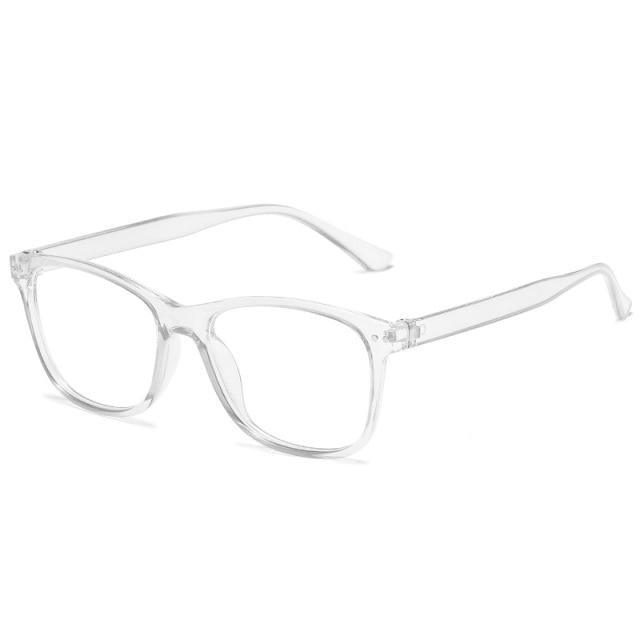 Reading Glasses Blue Light Blocking Glasses For Women Anti Eyestrain Computer Reading TV Glasses Stylish Square Frame Anti Glasses Men And Women Hyperopia Eyeglasses+1.0+1.5+2.0+2.5+3.0+3.5+4.0