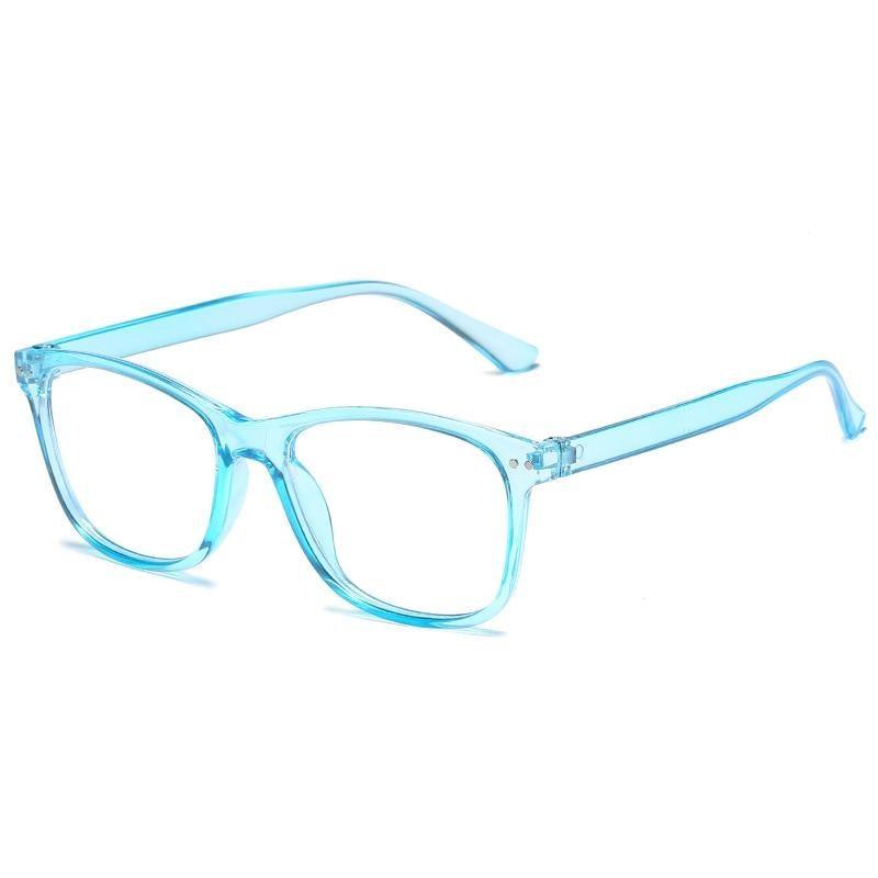 Reading Glasses Blue Light Blocking Glasses For Women Anti Eyestrain Computer Reading TV Glasses Stylish Square Frame Anti Glasses Men And Women Hyperopia Eyeglasses+1.0+1.5+2.0+2.5+3.0+3.5+4.0