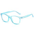 Reading Glasses Blue Light Blocking Glasses For Women Anti Eyestrain Computer Reading TV Glasses Stylish Square Frame Anti Glasses Men And Women Hyperopia Eyeglasses+1.0+1.5+2.0+2.5+3.0+3.5+4.0