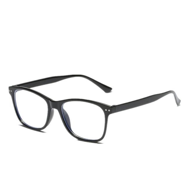 Reading Glasses Blue Light Blocking Glasses For Women Anti Eyestrain Computer Reading TV Glasses Stylish Square Frame Anti Glasses Men And Women Hyperopia Eyeglasses+1.0+1.5+2.0+2.5+3.0+3.5+4.0