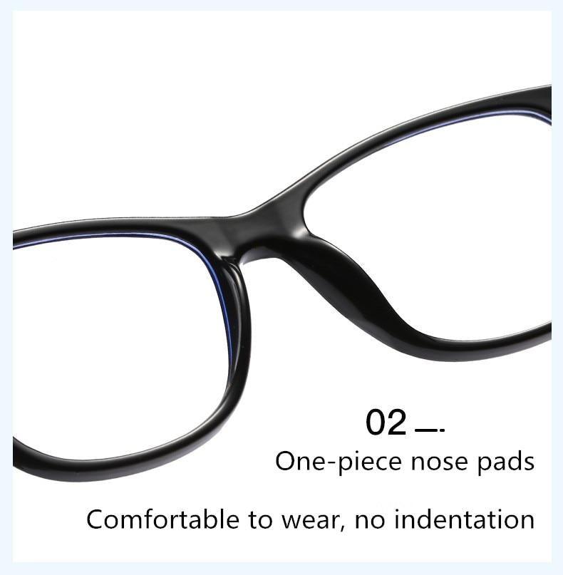 Reading Glasses Blue Light Blocking Glasses For Women Anti Eyestrain Computer Reading TV Glasses Stylish Square Frame Anti Glasses Men And Women Hyperopia Eyeglasses+1.0+1.5+2.0+2.5+3.0+3.5+4.0