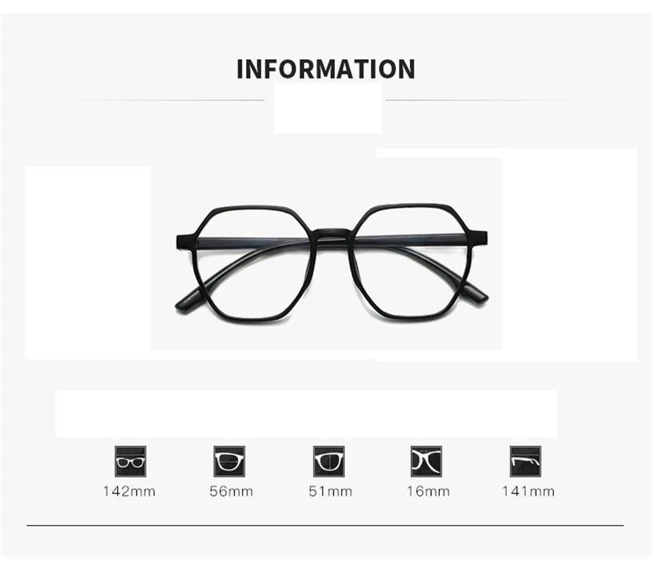 Reading Glasses Ultralight Polygon Eyeglasses Frame Women MeMens Metal Round Square Frame Glasses Anti Eyestrain Computer Reading TV Glasses Stylish  Frame Anti Glare 0+1.0...+ 4.0