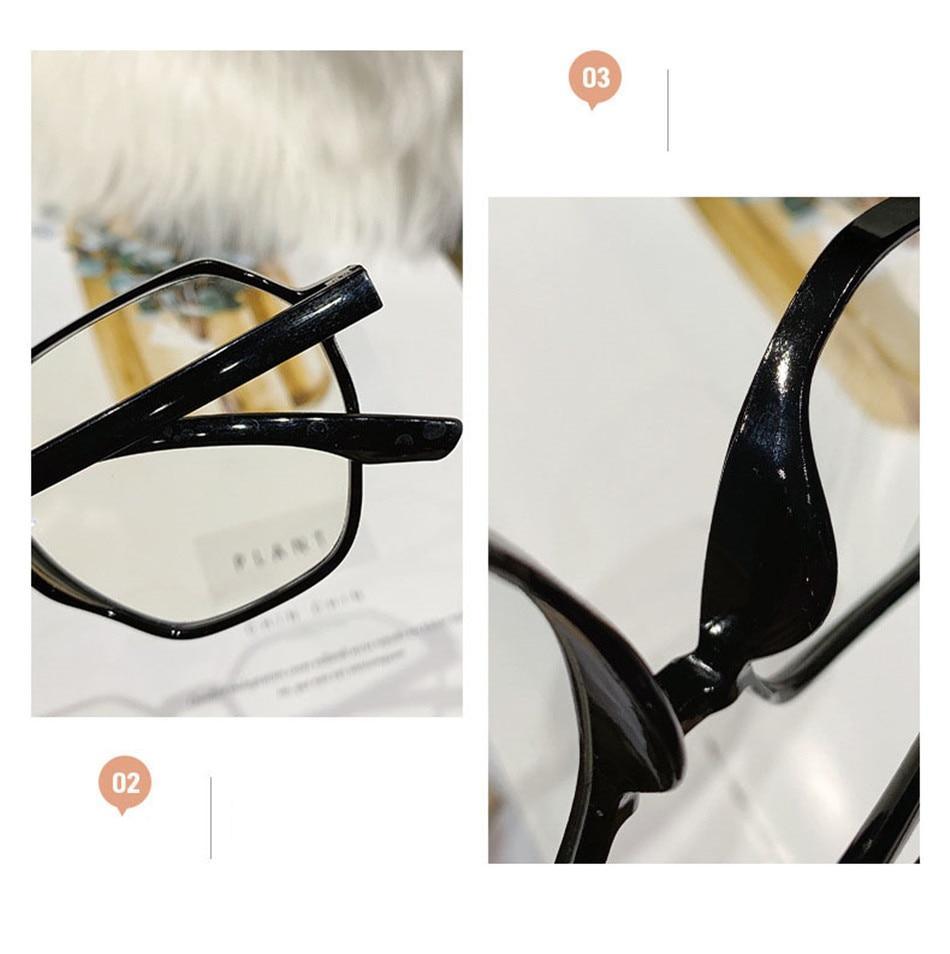 Reading Glasses Ultralight Polygon Eyeglasses Frame Women MeMens Metal Round Square Frame Glasses Anti Eyestrain Computer Reading TV Glasses Stylish  Frame Anti Glare 0+1.0...+ 4.0