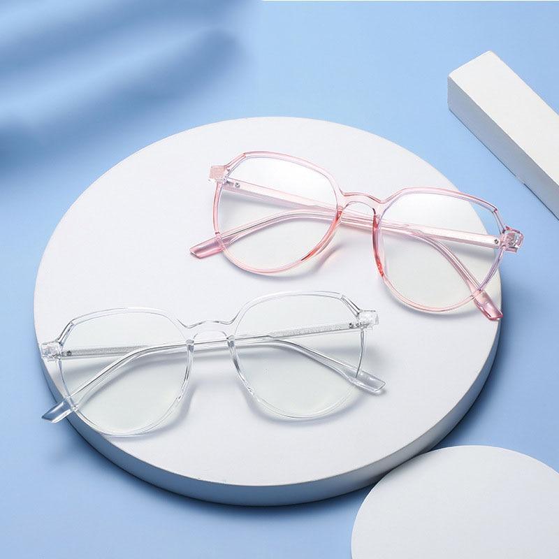 Reading Glasses Ultralight Polygon Eyeglasses Frame Women MeMens Metal Round Square Frame Glasses Anti Eyestrain Computer Reading TV Glasses Stylish  Frame Anti Glare 0+1.0...+ 4.0