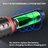 Rechargeable Adjustable LED Flashlight with Worklight Mini LED 4 Lighting Modes Flashlight with Water-Resistant COB Side Light Portable Zoomable High Lumens Lamp For Camping Hiking - STEVVEX Lamp - 200, Flashlight, Gadget, Headlamp, Headlight, lamp, Rechargeable Flashlight, Rechargeable Headlamp, Rechargeable Headlight, Rechargeable Headtorch, Rechargeable Torchlight, Waterproof Flashlight, Waterproof Headlamp, Waterproof Headlight, Waterproof Headtorch, Waterproof Torchlight - Stevvex.com