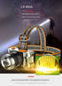 Rechargeable Adjustable LED Headlight Strong Light Zoomable Long-distance Waterproof Super Bright Head-mounted Led Headlamp For Hiking Night Fishing Outdoor Miner's Lamp - STEVVEX Lamp - 200, Flashlight, Gadget, Headlamp, Headlight, lamp, LED Flashlight, LED Headlamp, LED Headlight, Rechargeable, Rechargeable Flashlight, Rechargeable Headlamp, Rechargeable Headlight, Waterproof, Zoomable - Stevvex.com