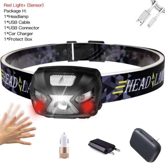 Rechargeable Adjustable LED USB Headlight Powerfull Elastic High Lumens Headband Headlamp Motion Sensor Flashlight For Adults Kids Running Camping Hiking Camping - STEVVEX Lamp - 200, Flashlight, Gadget, Headlamp, Headlight, lamp, LED Flashlight, LED Headlamp, LED Headlight, LED torchlight, Motion sensor Flashlight, Motion sensor Headlamp, Motion sensor Headlight, Torchlight, USB Flashlight, USB Headlamp, USB Headlight, USB Torchlight - Stevvex.com