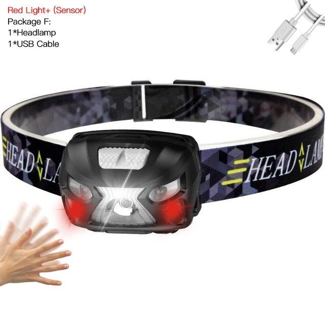 Rechargeable Adjustable LED USB Headlight Powerfull Elastic High Lumens Headband Headlamp Motion Sensor Flashlight For Adults Kids Running Camping Hiking Camping - STEVVEX Lamp - 200, Flashlight, Gadget, Headlamp, Headlight, lamp, LED Flashlight, LED Headlamp, LED Headlight, LED torchlight, Motion sensor Flashlight, Motion sensor Headlamp, Motion sensor Headlight, Torchlight, USB Flashlight, USB Headlamp, USB Headlight, USB Torchlight - Stevvex.com