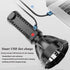 Rechargeable Adjustable USB LED Portable Rotary High Lumen Zoombale Super Strong Flashlight Ultra-bright For Long-range Outdoor Camping Fishing Hiking Riding Walking Jogging Flashlight - STEVVEX Lamp - 200, Flashlight, Headlamp, Headlight, lamp, LED Headlight, Long Range Flashlight, Long Range Headlamp, Long Range Headlight, Long Range Torchlight, Portable Headlight, Rechargeable Flashlight, Rechargeable Headlamp, Rechargeable Headlight, Rechargeable Torchlight - Stevvex.com