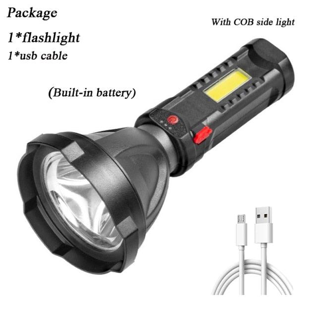 Rechargeable Adjustable USB LED Portable Rotary High Lumen Zoombale Super Strong Flashlight Ultra-bright For Long-range Outdoor Camping Fishing Hiking Riding Walking Jogging Flashlight - STEVVEX Lamp - 200, Flashlight, Headlamp, Headlight, lamp, LED Headlight, Long Range Flashlight, Long Range Headlamp, Long Range Headlight, Long Range Torchlight, Portable Headlight, Rechargeable Flashlight, Rechargeable Headlamp, Rechargeable Headlight, Rechargeable Torchlight - Stevvex.com