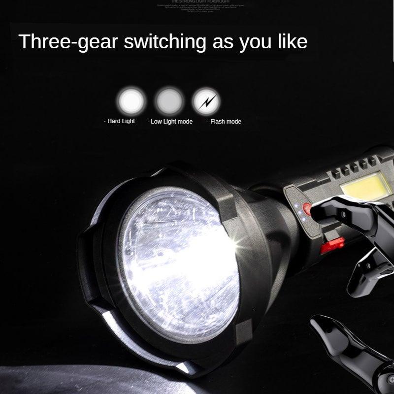 Rechargeable Adjustable USB LED Portable Rotary High Lumen Zoombale Super Strong Flashlight Ultra-bright For Long-range Outdoor Camping Fishing Hiking Riding Walking Jogging Flashlight - STEVVEX Lamp - 200, Flashlight, Headlamp, Headlight, lamp, LED Headlight, Long Range Flashlight, Long Range Headlamp, Long Range Headlight, Long Range Torchlight, Portable Headlight, Rechargeable Flashlight, Rechargeable Headlamp, Rechargeable Headlight, Rechargeable Torchlight - Stevvex.com