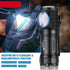 Rechargeable High Lumen Super Bright Powerful LED CREE XP-L HI Flashlight Magnetic Water & Impact Resistant Handheld Flashlights For Outdoor Camping Hiking Riding - STEVVEX Lamp - 200, Flashlight, Gadget, Headlamp, Headlight, Headtorch, lamp, LED Flashlight, LED Headlamp, LED Headlight, Torchlight, Waterproof Flashlight, Waterproof Headlamp, Waterproof Headlight, Waterproof Torchlight - Stevvex.com