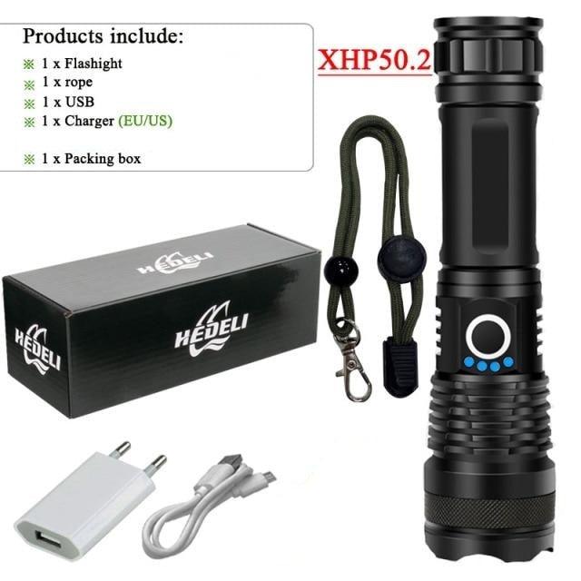 Rechargeable LED Flashlights High Lumens Waterproof Zoomable Super Bright Tactical Flashlight Powerful USB LED CREE Flashlight Hand Lamp For Hiking Camping Household Outdoor Sport - STEVVEX Lamp - 200, Flashlight, Gadget, Head Torch, Headlamp, Headtorch, lamp, Rechargeable Flashlight, Rechargeable Headlamp, Rechargeable Headlight, Rechargeable Torchlight, Torchlight, Zoomable Flashlight, Zoomable Headlight, Zoomable Torchlight - Stevvex.com