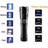 Rechargeable LED Flashlights High Lumens Waterproof Zoomable Super Bright Tactical Flashlight Powerful USB LED CREE Flashlight Hand Lamp For Hiking Camping Household Outdoor Sport - STEVVEX Lamp - 200, Flashlight, Gadget, Head Torch, Headlamp, Headtorch, lamp, Rechargeable Flashlight, Rechargeable Headlamp, Rechargeable Headlight, Rechargeable Torchlight, Torchlight, Zoomable Flashlight, Zoomable Headlight, Zoomable Torchlight - Stevvex.com