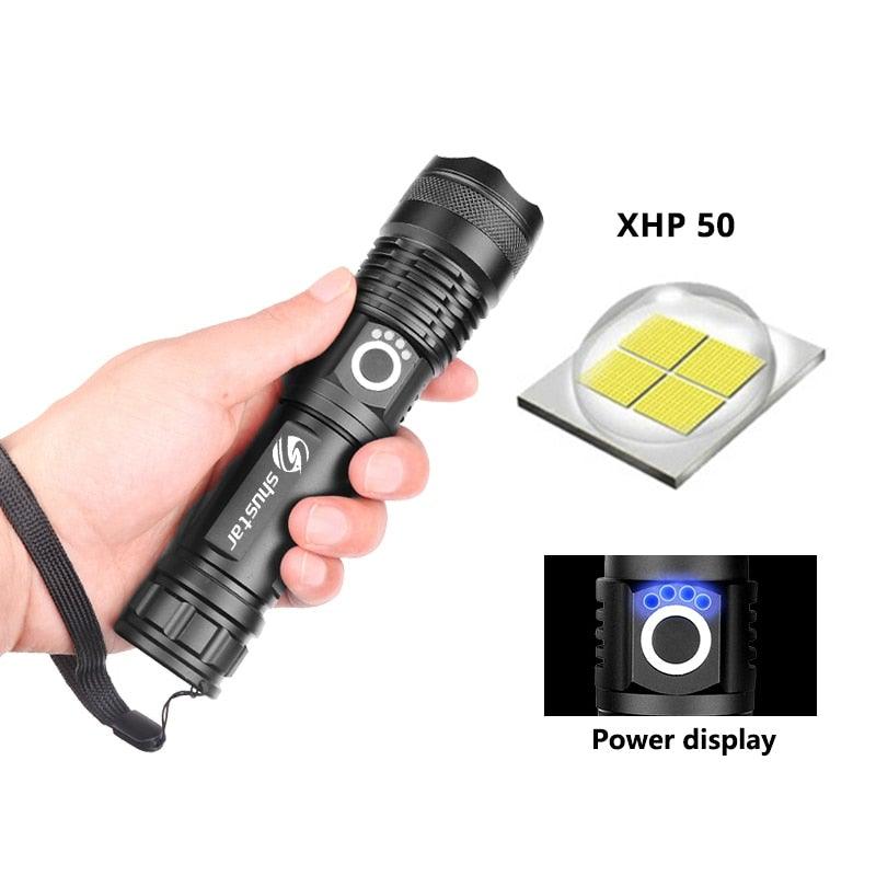 Rechargeable LED Flashlights Waterproof Hnadheld Super Bright High Lumens Zoomable Powerful Lamp Bead Flashlight Torch For Outdoor & Indoor Camping Running Fishing Hiking Lamp - STEVVEX Lamp - 200, Flashlight, Gadget, Headlamp, Headlight, LED Headlight, Rechargeable Flashlight, Rechargeable Headlamp, Rechargeable Headlight, Rechargeable Headtorch, Rechargeable Torchlight, Torchlight, Zoomable Flashlight, Zoomable Headlight - Stevvex.com