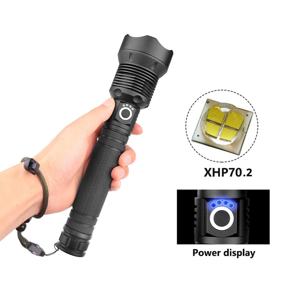 Rechargeable LED Flashlights Waterproof Hnadheld Super Bright High Lumens Zoomable Powerful Lamp Bead Flashlight Torch For Outdoor & Indoor Camping Running Fishing Hiking Lamp - STEVVEX Lamp - 200, Flashlight, Gadget, Headlamp, Headlight, LED Headlight, Rechargeable Flashlight, Rechargeable Headlamp, Rechargeable Headlight, Rechargeable Headtorch, Rechargeable Torchlight, Torchlight, Zoomable Flashlight, Zoomable Headlight - Stevvex.com