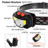 Rechargeable LED Powerfull Headlamp Flashlight USB Waterproof Headlamp Motion Body Sensor Headlight For Adults & Kids Camping Flashlight Outdoors Camping Running Biking Fishing - STEVVEX Lamp - 200, Flashlight, Gadget, Headlamp, Headlight, lamp, LED Flashlight, LED Headlamp, LED Headlight, Rechargeable Flashlight, Rechargeable Headlamp, Rechargeable Headlight, Rechargeable Torchlight, USB Flashlight, USB Headlight - Stevvex.com