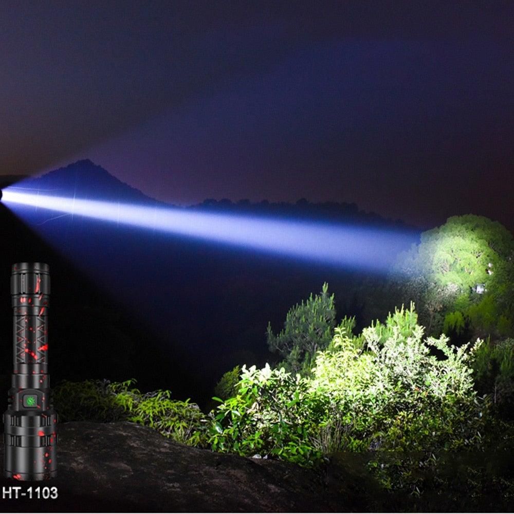 Rechargeable LED Tactical Flashlights Waterproof Powerful High Lumen Super Bright Power LED Aluminum Flashlight For Hiking Outdoor Camping Fishing Jogging Running HouseholdPowerful Light - STEVVEX Lamp - 200, Flashlight, Gadget, Headlamp, Headlight, lamp, Rechargeable Flashlight, Rechargeable Headlamp, Rechargeable Headlight, Rechargeable Headtorch, Rechargeable Torchlight, Torchlight, Waterproof Flashlight, Waterproof Headlamp, Waterproof Headlight, Waterproof Headtorch, Waterproof Torchlight - Stevvex.com