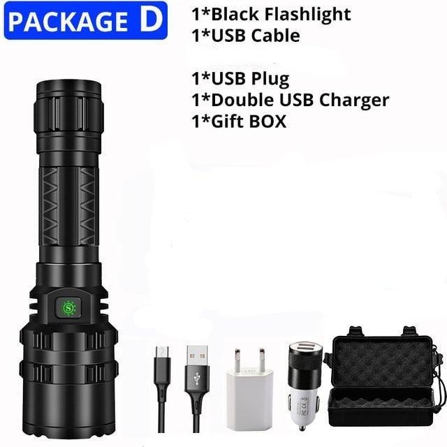 Rechargeable LED Tactical Flashlights Waterproof Powerful High Lumen Super Bright Power LED Aluminum Flashlight For Hiking Outdoor Camping Fishing Jogging Running HouseholdPowerful Light - STEVVEX Lamp - 200, Flashlight, Gadget, Headlamp, Headlight, lamp, Rechargeable Flashlight, Rechargeable Headlamp, Rechargeable Headlight, Rechargeable Headtorch, Rechargeable Torchlight, Torchlight, Waterproof Flashlight, Waterproof Headlamp, Waterproof Headlight, Waterproof Headtorch, Waterproof Torchlight - Stevvex.com