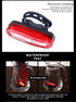 Rechargeable LED USB Mountain Bike Tail Light Taillight Safety Warning Bicycle Rear Light Bicycle Lamp Red High Intensity Rear LED Accessories Fits On Any Road Bikes Helmets