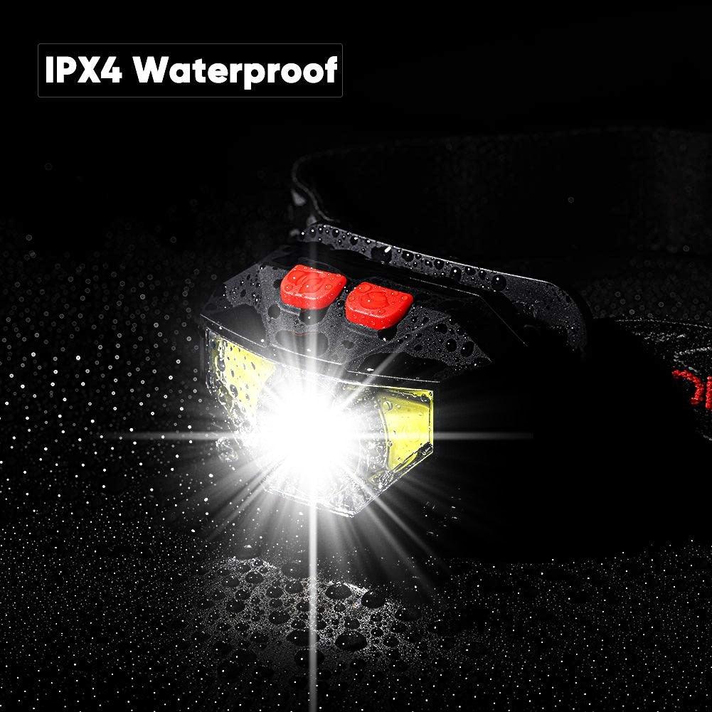 Rechargeable Powerful USB LED High Lumen Headlamp Ultra-Light Bright Headlight Waterproof Sensor Head Light For Outdoors Camping Running Hiking Biking Fishing - STEVVEX Lamp - 200, Flashlight, Gadget, Headlamp, Headlight, lamp, LED Headlight, Rechargeable Flashlight, Rechargeable Headlamp, Rechargeable Headlight, Rechargeable Torchlight, Torchlight, Waterproof Headlamp, Waterproof Flashlight, Waterproof Headlight - Stevvex.com