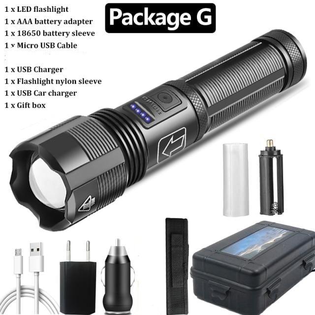 Rechargeable Tactical Flashlight USB LED High Quality Zoomable Torchlight High Lumen Super Bright Flashlight Waterproof Flashlight For Outdoor Best Camping Hiking Riding Flashlight - STEVVEX Lamp - 200, Flashlight, Gadget, Headlamp, Headlight, Headtorch, lamp, LED Flashlight, LED Headlight, Rechargeable Flashlight, Rechargeable Headlamp, Rechargeable Headlight, Rechargeable Torchlight, Torchlight, Zoomable Flashlight - Stevvex.com