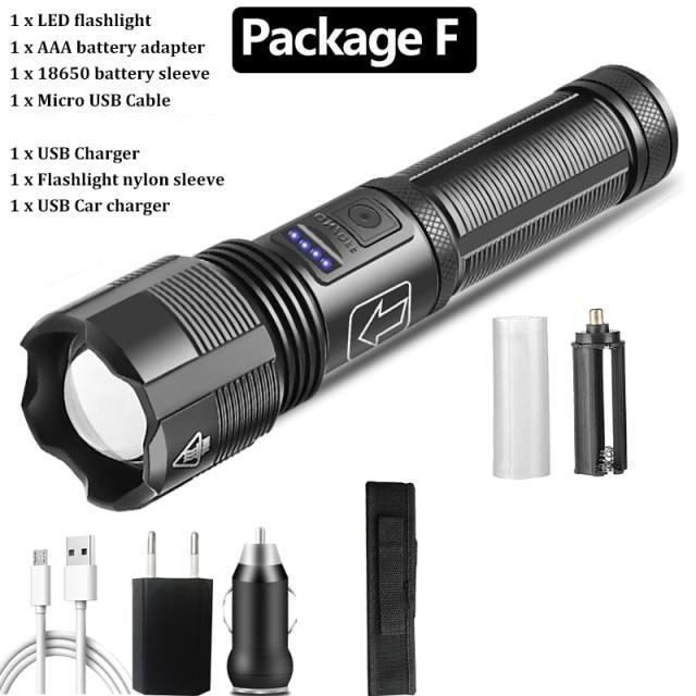 Rechargeable Tactical Flashlight USB LED High Quality Zoomable Torchlight High Lumen Super Bright Flashlight Waterproof Flashlight For Outdoor Best Camping Hiking Riding Flashlight - STEVVEX Lamp - 200, Flashlight, Gadget, Headlamp, Headlight, Headtorch, lamp, LED Flashlight, LED Headlight, Rechargeable Flashlight, Rechargeable Headlamp, Rechargeable Headlight, Rechargeable Torchlight, Torchlight, Zoomable Flashlight - Stevvex.com